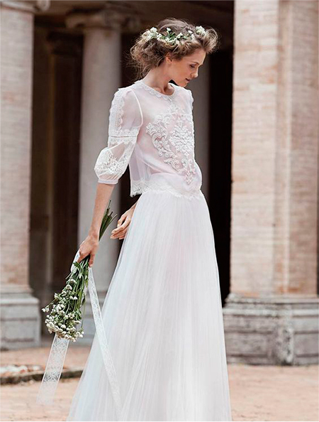 vestido boho chic de Alberta Ferretti