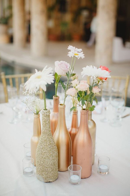 botellas-diy-boda-dorado