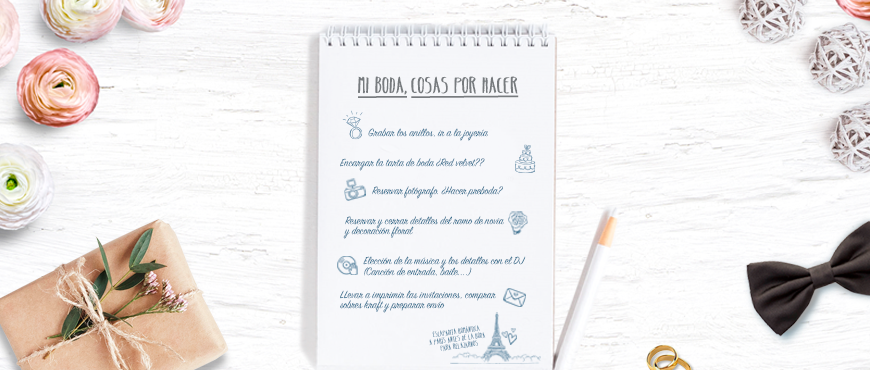 Planifica tu boda con nuestra checklist