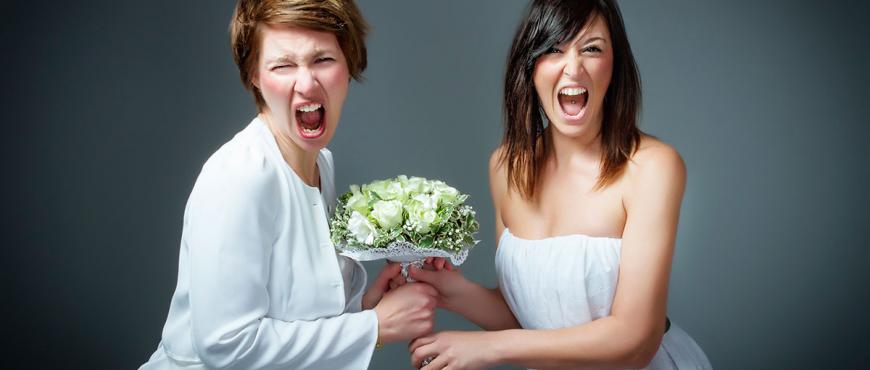 Novias con estrés antes de la boda